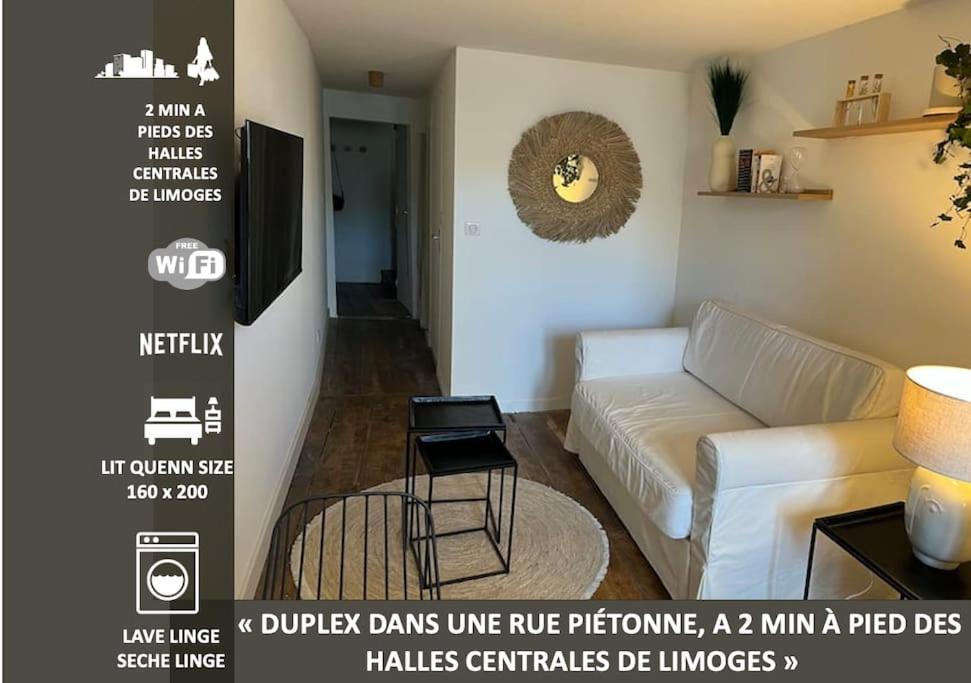לימוז' Superbe Duplex Hypercentre Dans Une Rue Pietonne מראה חיצוני תמונה
